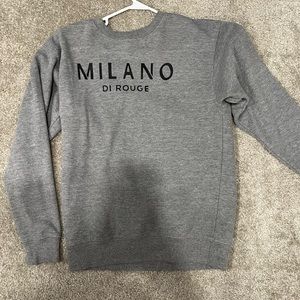 Milano Di Rouge: Unisex Signature Crewneck